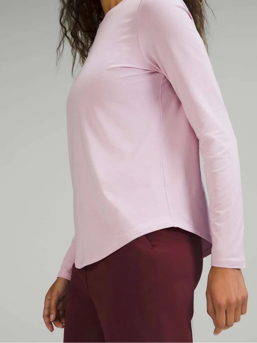 Like New - Lululemon Love Long Sleeve Shirt in Pink Peony (18)